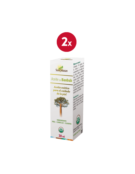 Pack 2 Aceite de Baobab Bio 30ml Sura Vitasan Natural
