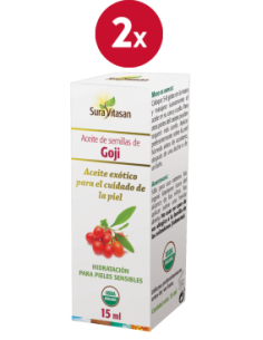 Pack 2 Aceite Semillas Goji Bio 15ml Sura Vitasan Natural