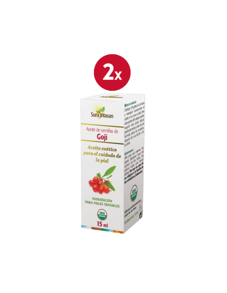 Pack 2 Aceite Semillas Goji Bio 15ml Sura Vitasan Natural