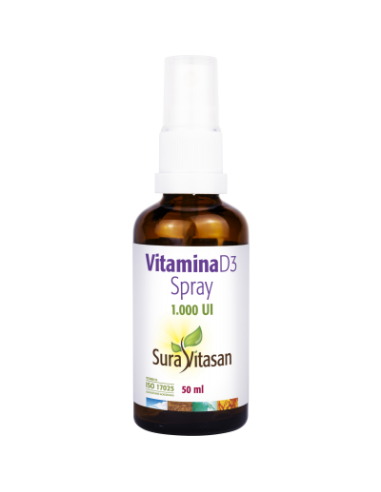 Pack 2 Vitamina D3 Spray 50ml Sura Vitasan – Salud Óptima