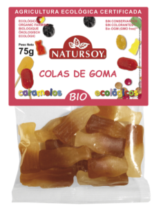 Colas de Goma Natursoy 75 g – Calidad y Versatilidad Garantizadas