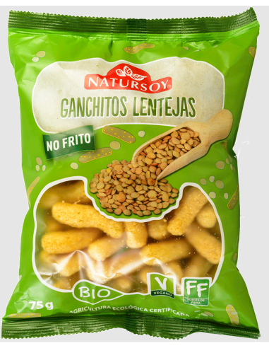 Ganchitos Lentejas 75g Natursoy