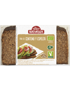 Pan de Centeno y Espelta 500 g Natursoy – Salud y Sabor Natural