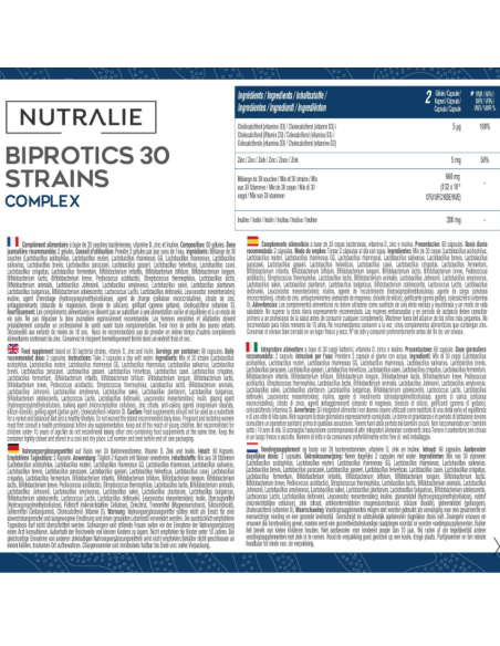 Probioticos  30Cepas 60Cap. de Nutralie