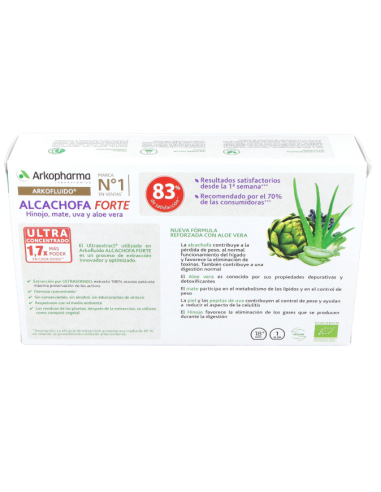 Arkofluido Alcachofa Forte 20Amp. Bio Arkopharma
