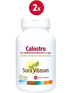 Pack 2 Calostro Sura Vitasan 60 cápsulas – Refuerza tu salud