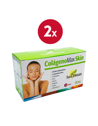 Pack 2 Colagenomax Skin 30 sobres – Piel joven y radiante