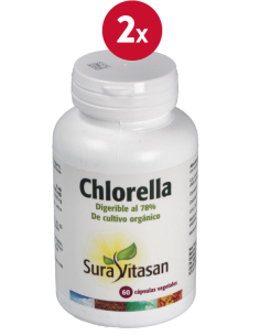 Pack 2 Chlorella Sura Vitasan 60 cápsulas - Salud natural