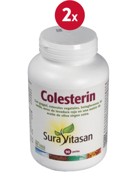 Pack 2 Colesterin 90 Perlas Sura Vitasan Control Colesterol