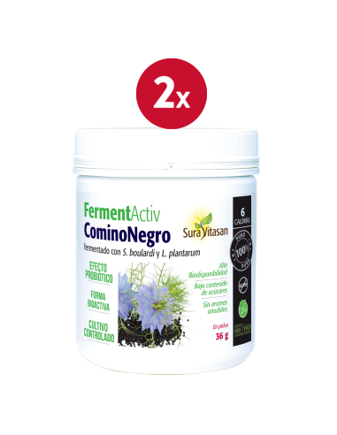 Pack de 2 uds Comino Negro Fermentado 36Gr. de Sura Vitasan