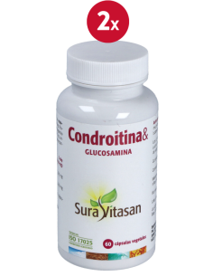 Pack de 2 uds Condroitina Y Glucosamina 60Cap. de Sura Vitasan