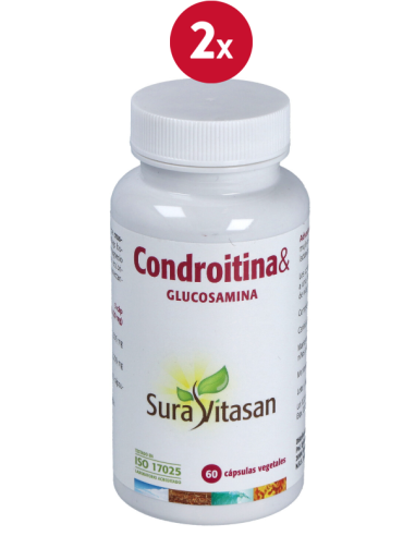 Pack de 2 uds Condroitina Y Glucosamina 60Cap. de Sura Vitasan