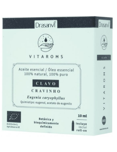 Aceite Esencial Clavo 10ml Vitaroms Drasanvi Natural