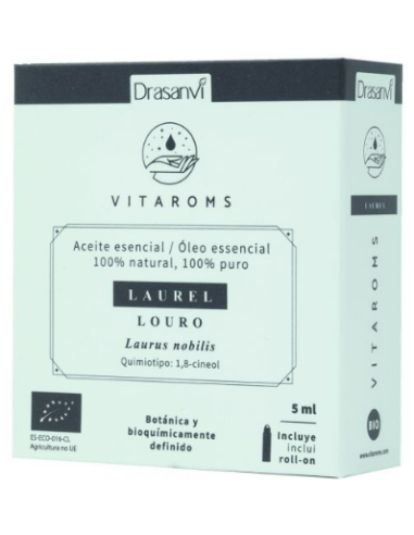 Aceite Esencial Laurel Bio 5Ml Vitaroms Drasanvi