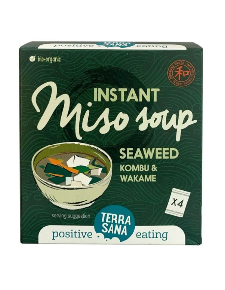 Sopa de Miso Instantánea Terrasana 4x10 Sobres Saludable