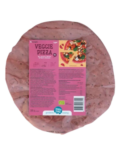 Base de Pizza Vegetal con Remolacha Terrasana 300 g Saludable