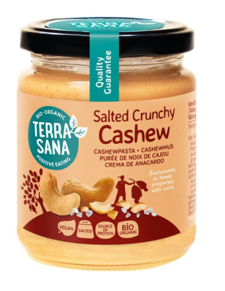 Crema Crunchy de Anacardos con Sal del Himalaya de Terrasana