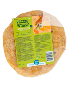 Wrap de Verduras con Zanahoria y Calabaza         de Terrasana