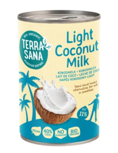 Leche de coco baja en grasas de Terrasana