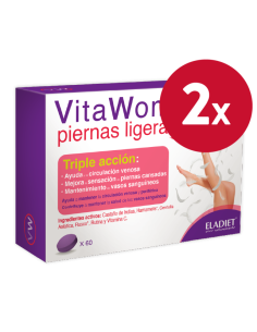 Pack 2 Vita Woman Piernas Ligeras Forte 60 Comp Eladiet