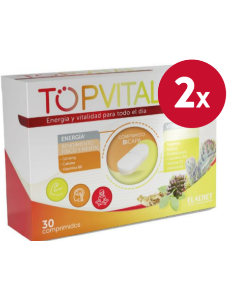 Pack de 2 uds Topvital Bicapa 30Comp. de Eladiet