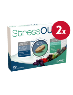 Pack 2 Stress Out Eladiet 20 Comp. Alivio Natural Estrés
