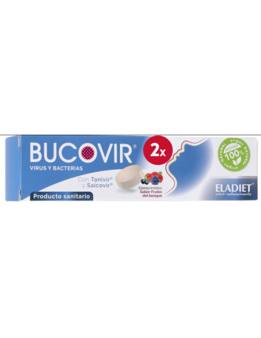 Pack 2 Bucovir 16 Comp Eladiet - Apoyo Respiratorio Efectivo