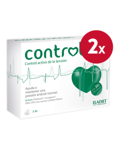 Pack 2 Controlten 60 Comp. Eladiet - Control y Bienestar