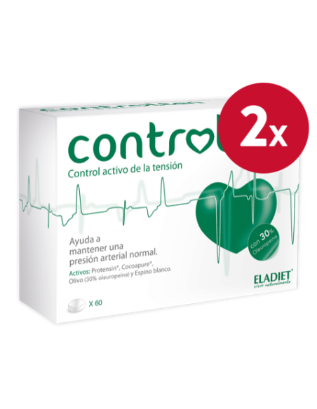 Pack 2 Controlten 60 Comp. Eladiet - Control y Bienestar