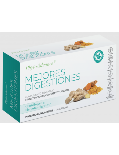 Phytoadvance Mejores Digestiones 30Cap – Alivio Natural Fácil