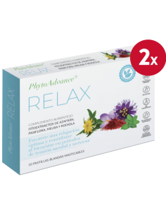 Pack 2 Relax Phytoadvance - 10 Pastillas Blandas Masticables