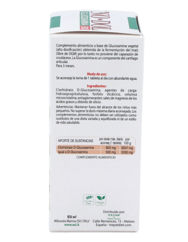 Glucosamina Pura 500 90Comp. de Trepatdiet-Esi