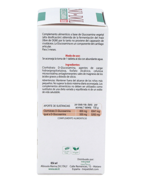 Glucosamina Pura 500 90Comp. de Trepatdiet-Esi