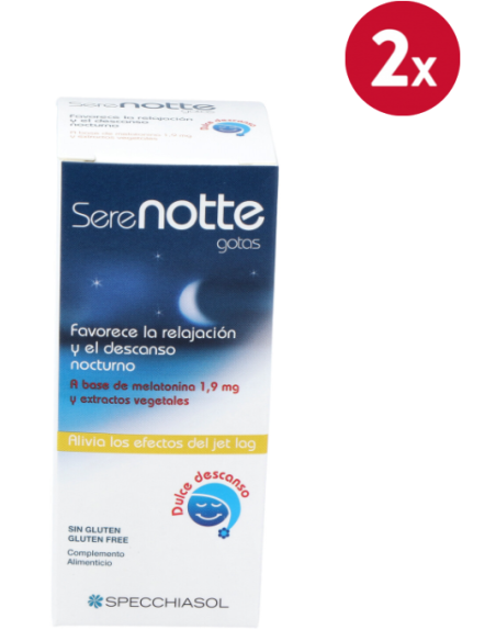 Pack 2 uds Melatonin 1.9 Mg. (Serenotte) 50Ml. Specchiasol