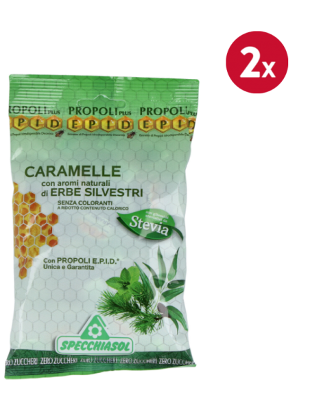 Pack 2 uds Caramelos Propoleo 24 Piezas Specchiasol