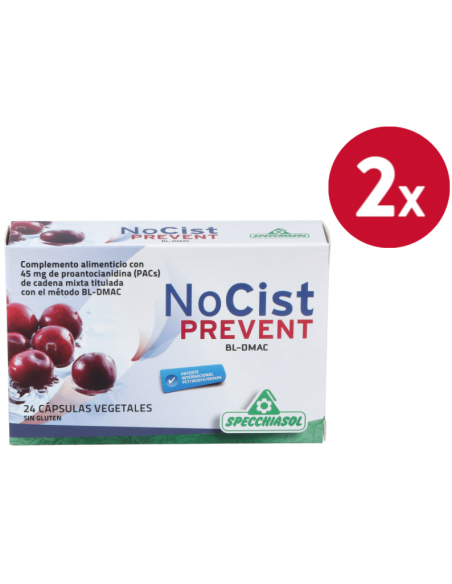 Pack 2 Nocist Prevent 24 Cápsulas Specchiasol Antiinflamatorio