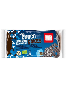 Tortas Finas de Arroz, Sarraceno y Chocolate Negro 90 g Lima