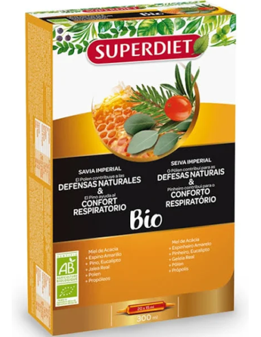 Savia Imperial Bio 20 Ampollas 15 ml Superdiet – Vitalidad Natural