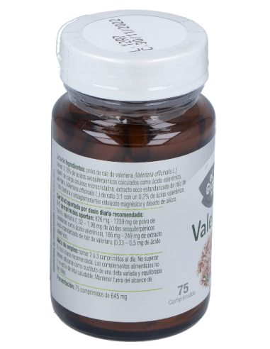 Valeriana 75 Comp. El Granero - Relajación Natural Efectiva