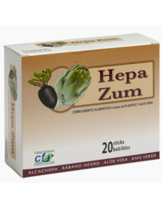 Hepazum 20Sticks de Cfn  Apoyo Natural para tu Hígado