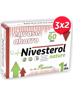 Pack 3x2 Nivesterol Nature Nivel Line 60 Cápsulas Pinisan