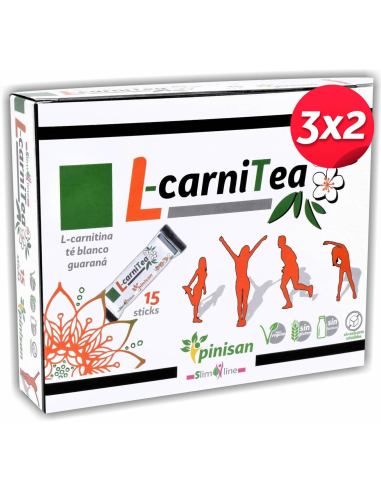 Pack 3x2 L-Carnitea Slim Line 15 Sticks Pinisan Oferta