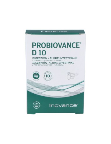 Probiovance D10  30 Cápsulas de Inovance**