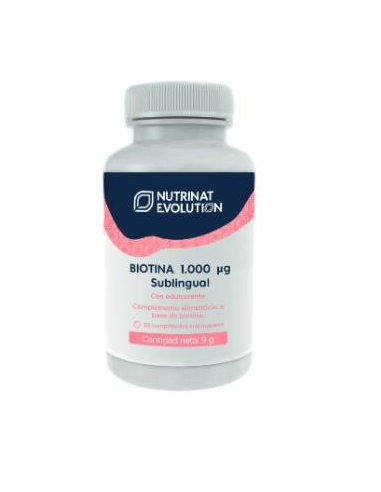 Biotina 1.000 µg Nutrinat Evolution 30 Comprimidos Calidad