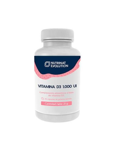 Vitamina D3 1.000 Ui 30 Caps de Nutrinat Evolution