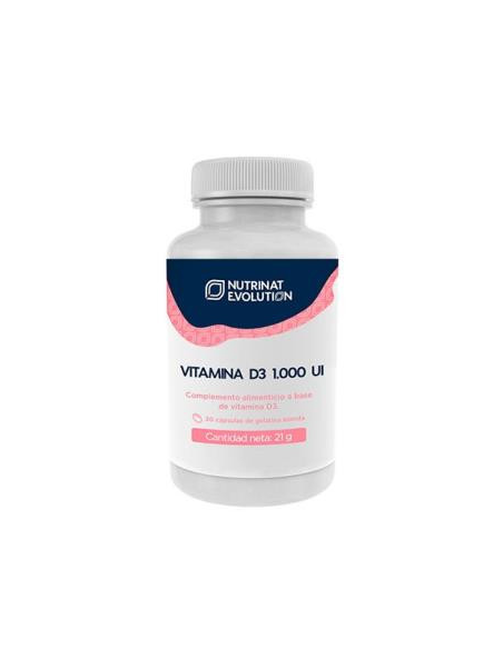 Vitamina D3 1.000 Ui 30 Caps de Nutrinat Evolution