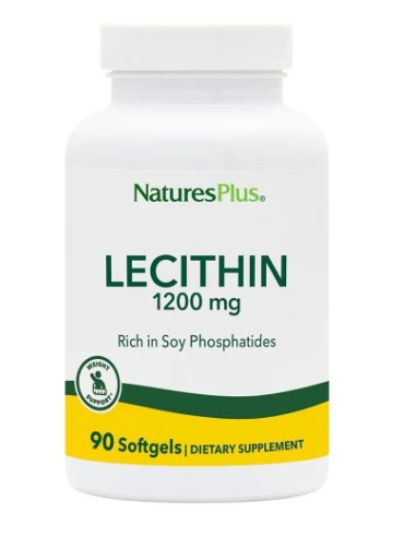 Lecitina De Soja 1200Mg. 90 Perlas de Natures Plus