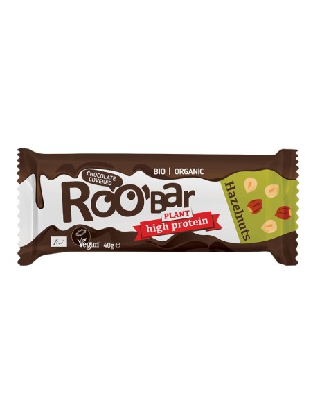 Barrita Proteica de Avellana y Chocolate Roobar – Energía Saludable