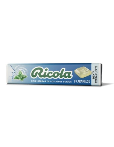 Caramelo STICK 31,5G MENTA FUERTE de Ricola