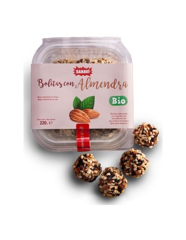 Bolitas con Almendra de Sanavi